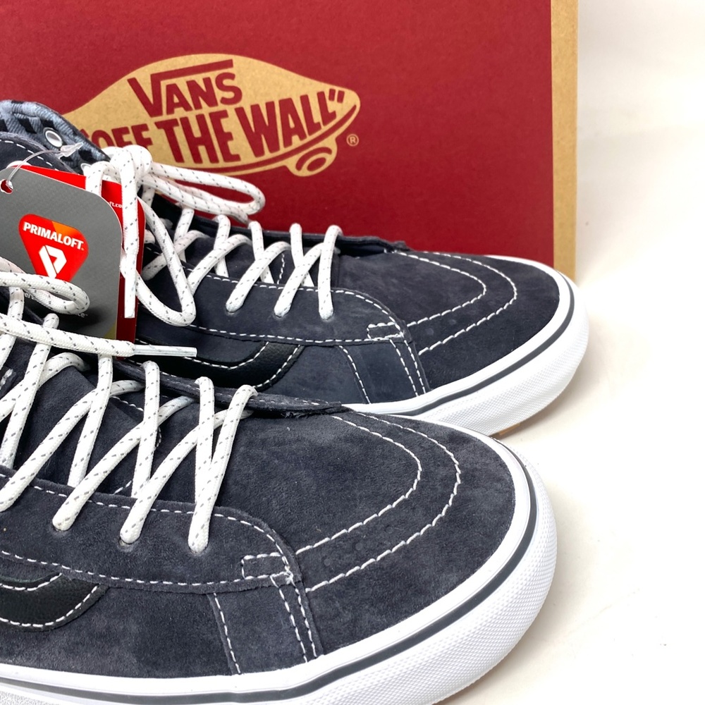 VANS SK8-Hi MTE-1 High Top Plaid Gray Suede Women's Size Sneakers VN0A5HZYGYW - Picture 7 of 10